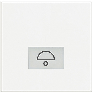 BT Axolute Белые Клавиши с подсвечиваемыми символами для выключателей в дизайне Axial 2 модуля, звонок HD4921M2LD