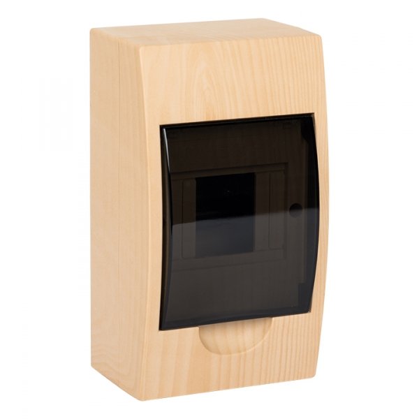 EKF PROxima Щит распределительный навесной ЩРН-П- 4 светлое дерево IP41