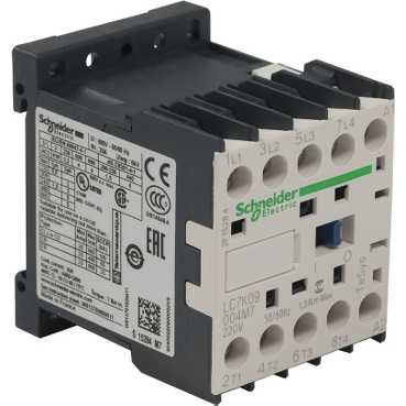 Купить SE Contactors K Telemecanique Контактор 4P (4 НО), AC1 25 A, 220V 50/60 Гц, зажим под винт, бесшумный LC7K09004M7