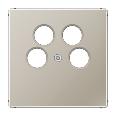 JUNG Крышка для SAT-TV-розетки благородная сталь ES2990-4SAT2