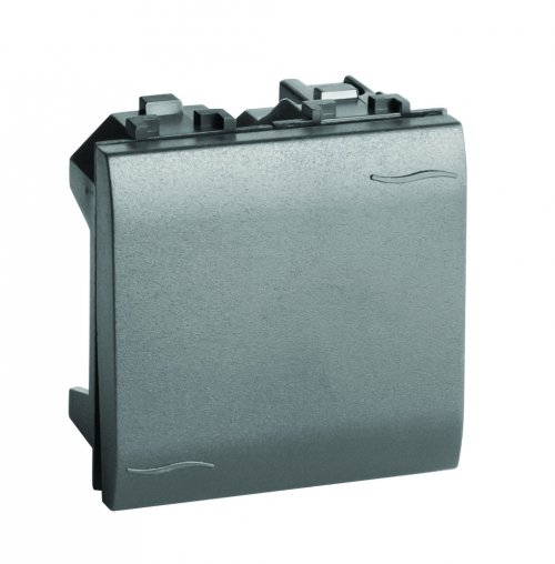 DKC Инвертор (промежуточный переключатель), черный, 2мод.