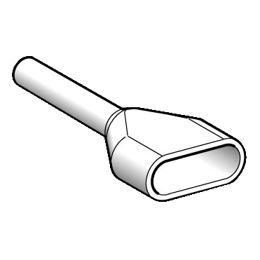 Купить SE Наконечник для одновременного монтажа двух проводов 0,5мм белый AZ5DE005