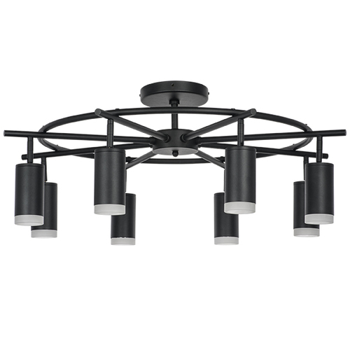 Lightstar LR7183780 Люстра RULLO 8х50W GU10 ЧЕРНЫЙ (571718+214437-8+202430-8), шт