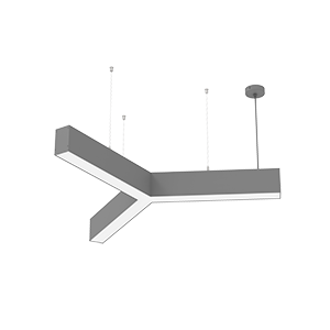 Varton Светодиодный светильник X-line Y-образный 45 Вт 4000К 790x912х100 мм металлик с рассеивателем опал и торцевыми крышками (4 шт.) V1-R0-0Y823-02OP0-4004540