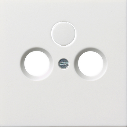 Gira F100 Бел глянц Накладка TV-FM-(SAT)розетки 0869112