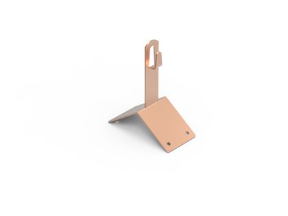 DKC Угловой коньковый зажим, 100 мм, медь