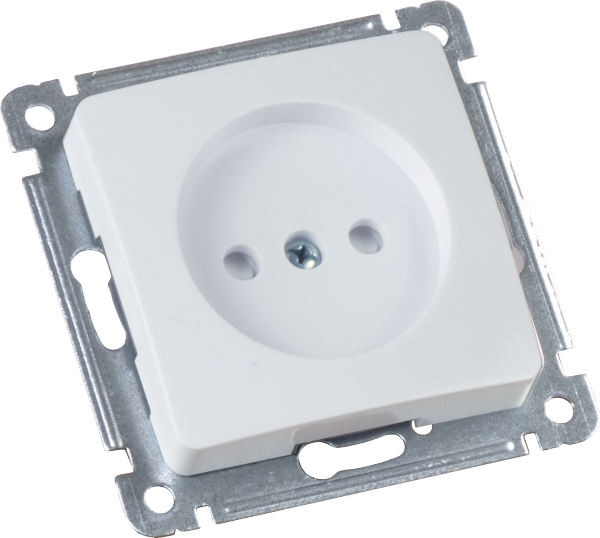 Hegel Мастер внутр Белая РС16-402 Розетка, со шторками, механизм