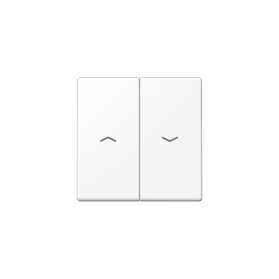 JUNG A Flow/A 550 Белый матовый Клавиша 2-ая жалюзийного выключателя с символами «стрелки» A595PWWM