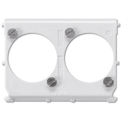 JUNG Монтажная вставка для двойных штекеров на шасси 54-2CXLR