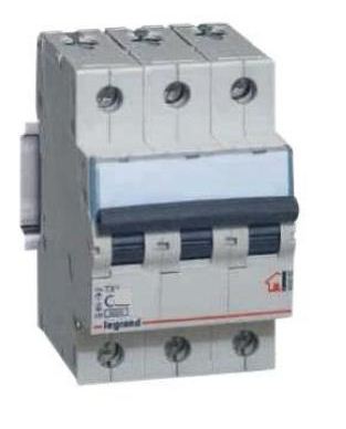 Купить Legrand TX3 Автоматический выключатель 3P 63A (С) 6000/10kA 403950