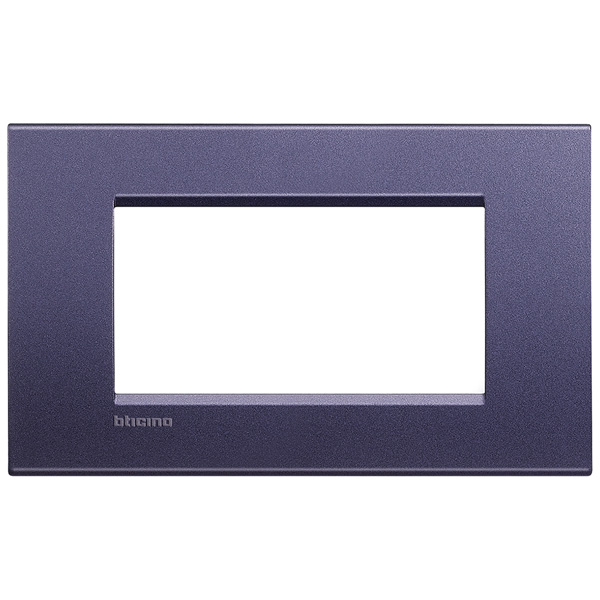 Купить BT LL Синий шелк Рамка прямоугольная, 4 модуля LNA4804CB