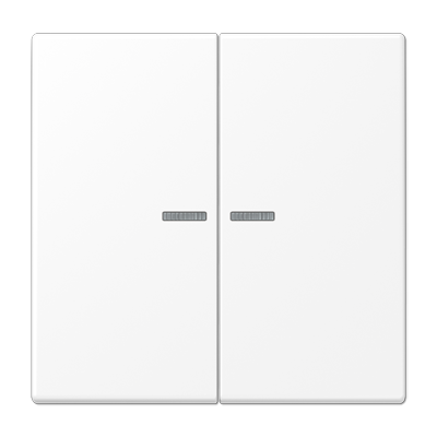 JUNG LS 990 Белый матовый Клавиша 2-ая с подсветкой LS995KO5WWM