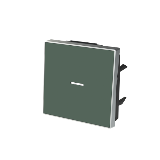 Купить ABB SKY Комодоро Клавиша для 1-клавишных выключателей/переключателей/кнопок с линзой подсветки 2CLA850130A1901