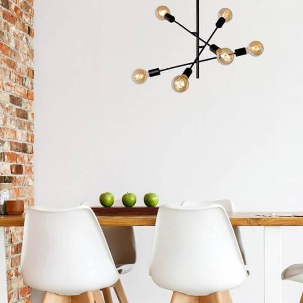 Купить Lucide LESTER Черный Потолочный светильник 21119/06/30