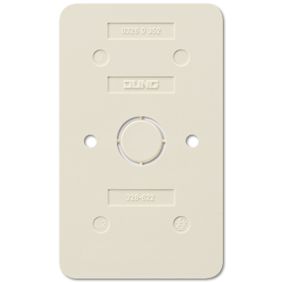 JUNG Плата монтажная огнестойкая для установки сдвоенных АР-розеток на горючей поверхности 328-622