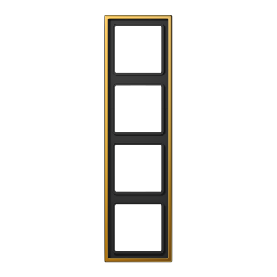 JUNG LS 990 Золото Рамка 4-ая LS984GGO