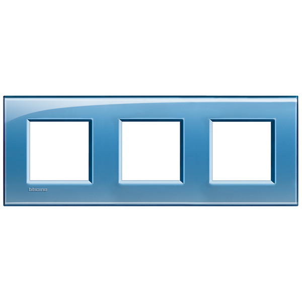 Купить BT LL Голубой Рамка прямоугольная, 3 поста LNA4802M3AD