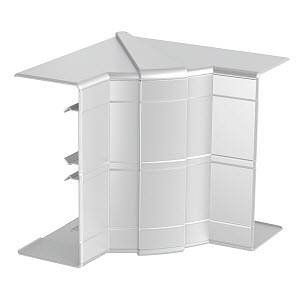 Купить OBO Bettermann Угол внутренний Rapid 45-2 регулируемый 53x130 мм, ПВХ алюминиевый цвет 6113254