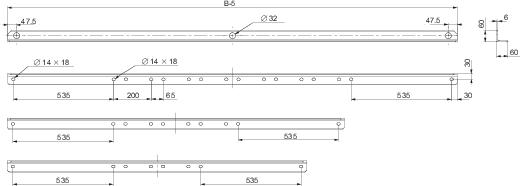 Купить SE 2 Подъемные рейки 1600 NSYSFTB16