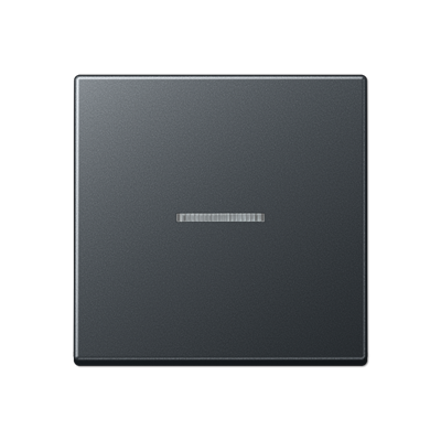 JUNG Клавиша для KNX кнопки, 1 группа, с окошком термопласт матовый антрацит A101KO5BFANM