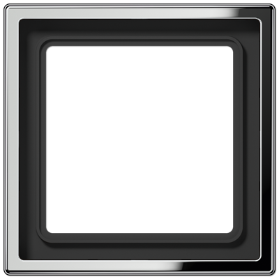 JUNG LS 990 Блестящий Хром Рамка 1-ая GCR2981