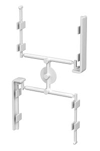 Купить OBO Bettermann Соединитель для кабель-канала Rapid 45, 53x160-3 мм, ПВХ, белый 6116163