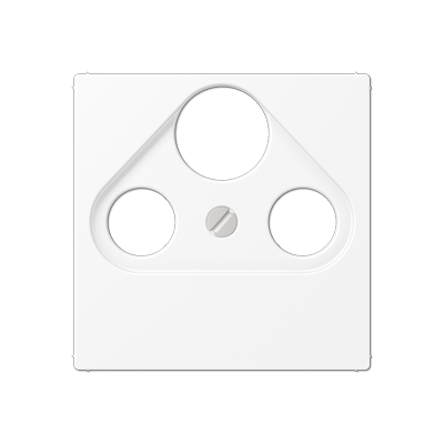 JUNG A Flow/A 550 Белый матовый Крышка для TV-FM-SAT розетки A561BFPLSATWWM