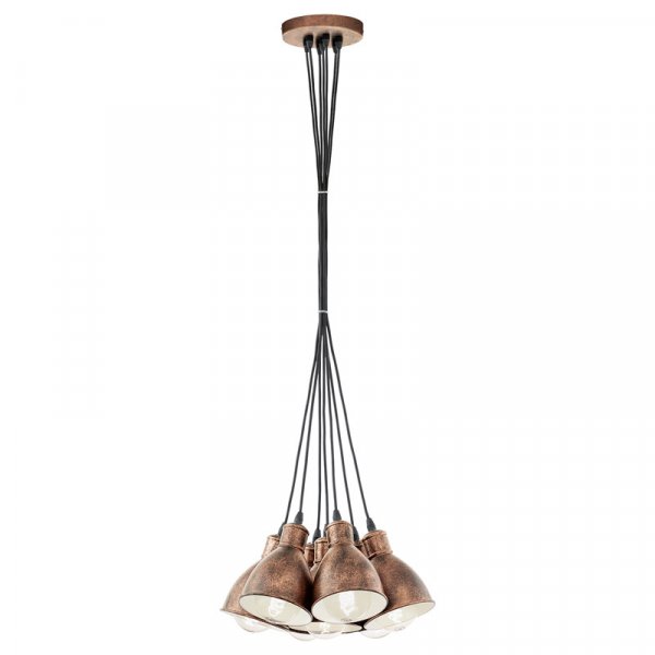 Eglo 49494 Подвес PRIDDY, 7х60W (E27), Ø385, сталь