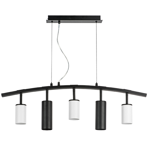 Lightstar LR735363872 Люстра RULLO 5х50W GU10 ЧЕРНЫЙ/БЕЛЫЙ (571735+214436-3+214487-2), шт