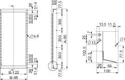 Купить SE Одиночная монтажная рама 1200x600 NSYCSH126