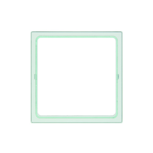Simon 27 Play Зеленая прозрачная Вставка декоративная для рамок с вырезом под декор 2700670-111