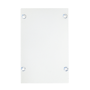 Varton Крышка торцевая Х-ЛАЙН RAL9003 белый муар в комплекте с крепежными элементами 1шт V4-R0-10.0007.XL0-0001