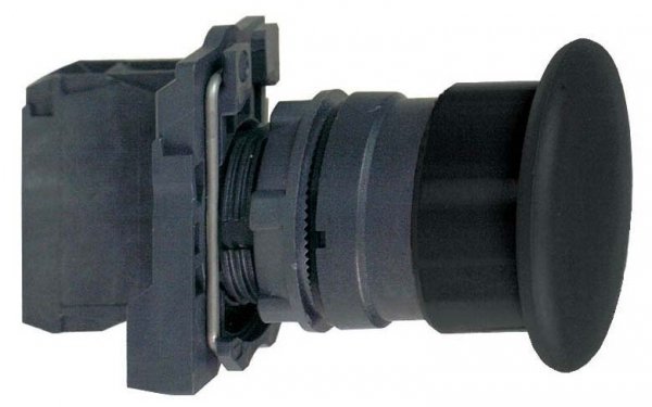 SE XB5 Кнопка с возвратом чёрная 22мм XB5AC21