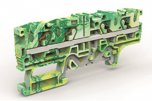 DKC Клемма заземления 4 точки подключения на 4 кв.мм