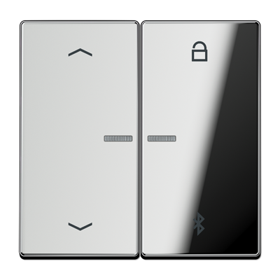 JUNG Таймер универсальный Bluetooth "стрелки", хром GCR1751PBT