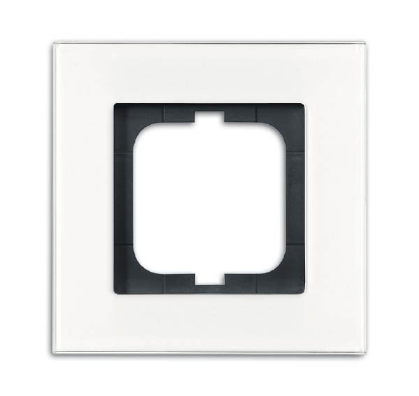 ABB BJE Carat Стекло Белое Рамка 1-я 2CKA001754A4442