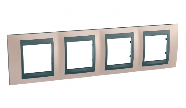 SE Unica Top Оникс Графит Рамка 4-ая MGU66.008.296