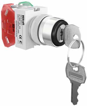 Купить Dekraft Переключатель на 3 фикс. полож. I-O-II с ключом AKS ПЕ-22