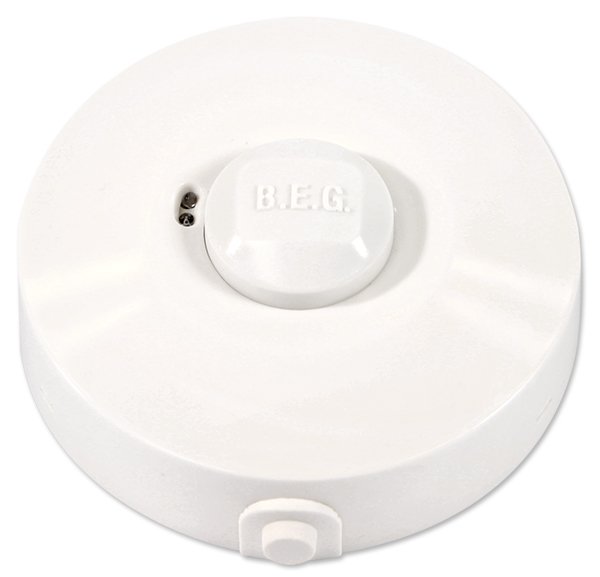 BEG Белый Датчик движения высокочастотный 360°, диаметр действия 8м., скрытый монтаж, IP20 94402