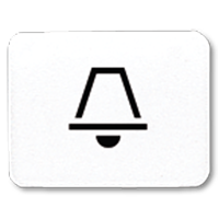 JUNG CD 500/CD plus Белая Линза с символом ЗВОНОК для клавиши с окошком 33KWW