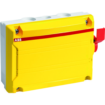 ABB BWS625 Выкл в боксе с доп. контактом 6р 25А IP65 BWS625 Y TPN 2CMA142428R1000