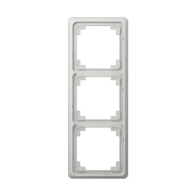 JUNG CD plus Светло-серая Рамка 3-ая CDP583LG