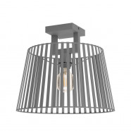 Eglo 390045 Потолочный светильник UPANEMA, 3x28W, E27, L890, B185, H235, сталь, черный/стекло, белый