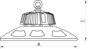 Купить СТ Светильник светодиодный LODESTAR ECO LED 150 D90 5000K G2
