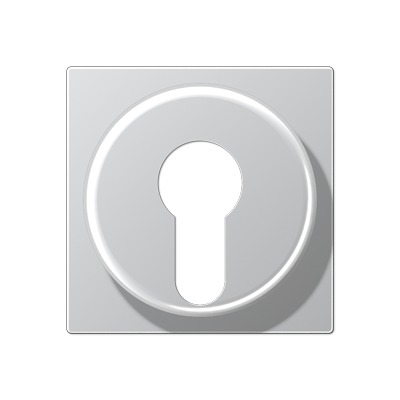 JUNG Крышка для выключателя с замком алюминий A528PLAL