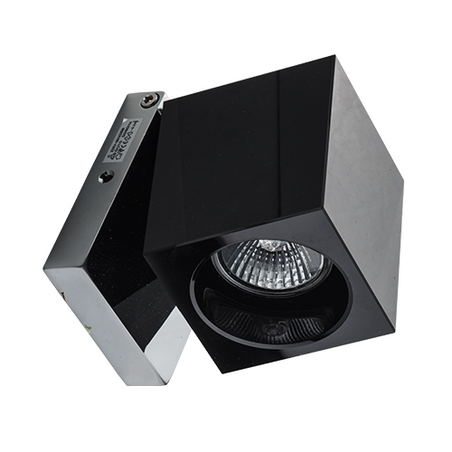 ITALLINE MRC0821W-1 black светильник настенно-потолочный