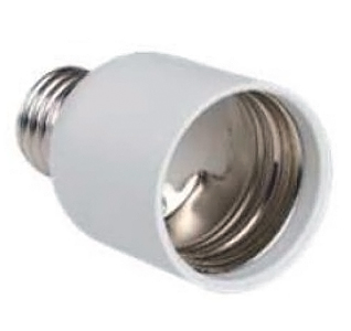 Купить IEK ПР27-40-К02 Переходник пластик, Е27-Е40, белый