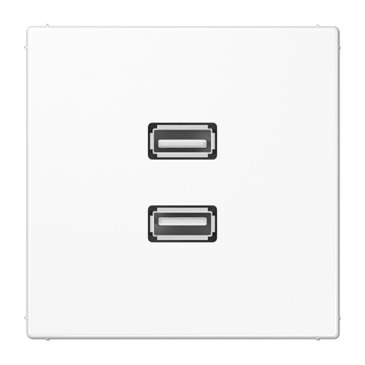 JUNG Мультимедиа разъём 2 x USB MALS1153WW