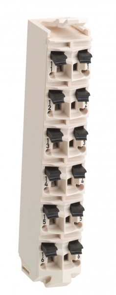 SE Клеммные колодки-12 контактов-24В DC белый TM5ACTB12