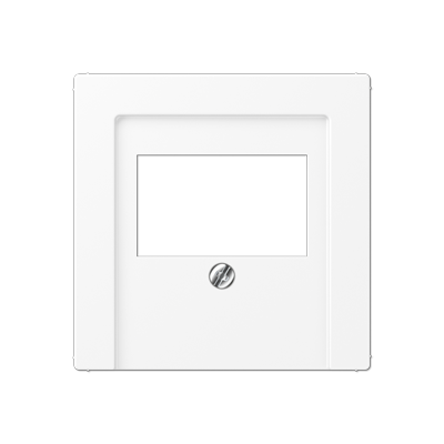 JUNG A Flow/A 550 Белый матовый Накладка на USB зарядные устройства и TAE-розетки; с видимым винтом A569BFPLTWWM